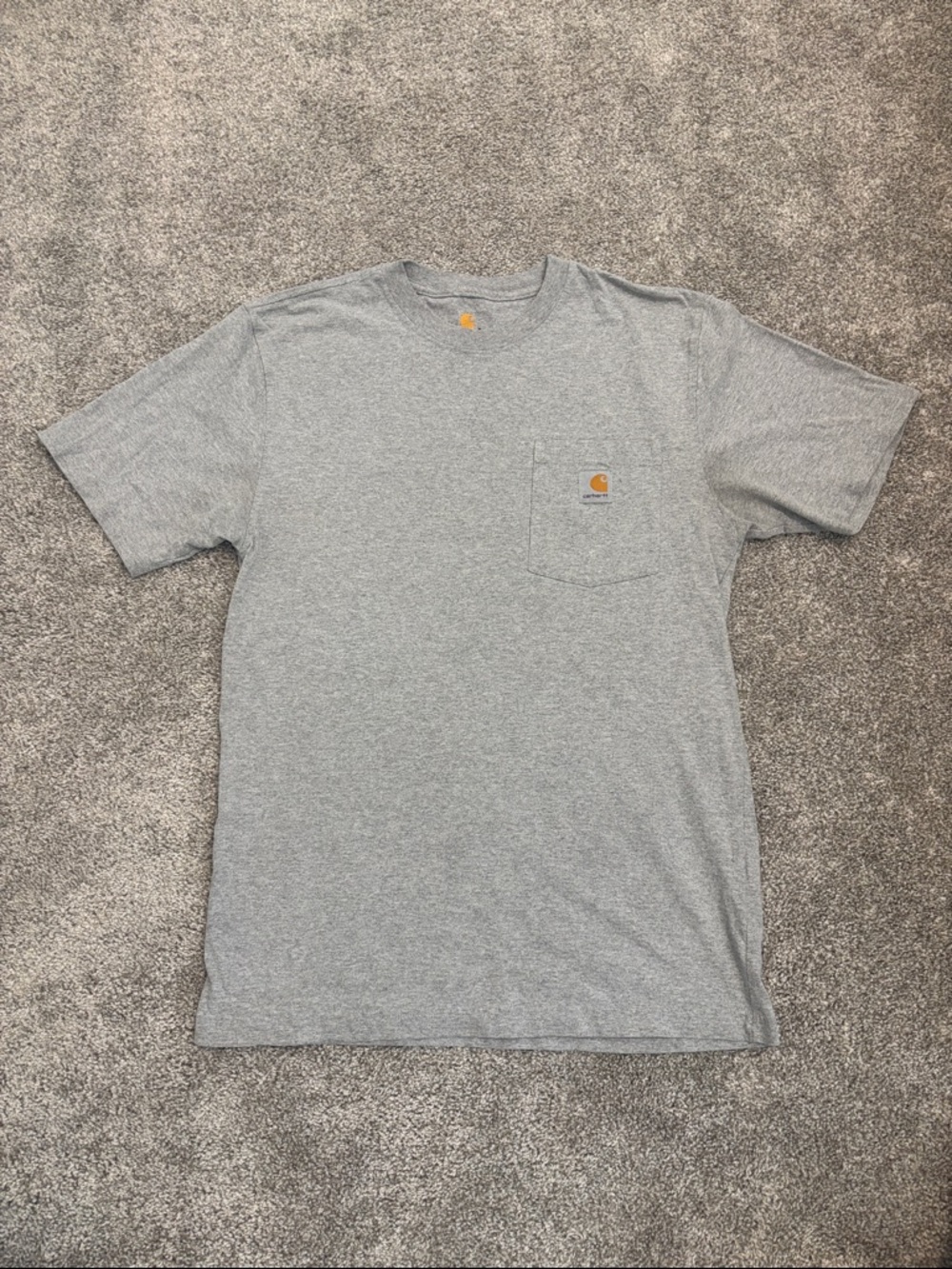 Carhartt Heather Gray Short-Sleeve Pocket Tee